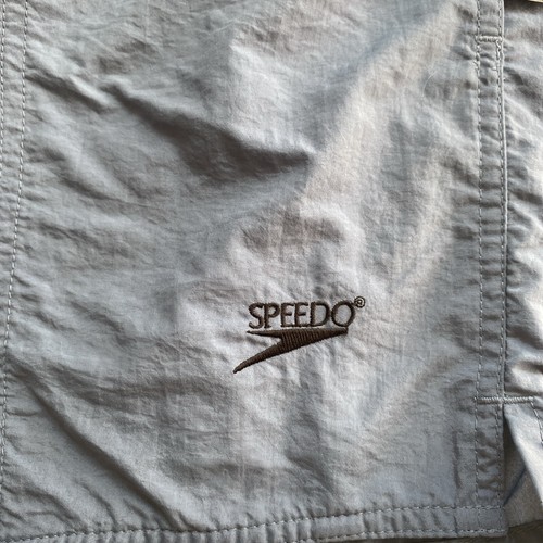 Vintage Speedo | BLAU solide Freizeit Badeshorts Badehose | Herren 2XL XXL NEU - Bild 6 von 9