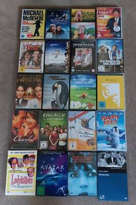 LOT DVD : A MIX OF 20 FILMS FOR ALL THE FAMILY : 8 SEALED, REST EX : SEE PHOTO S