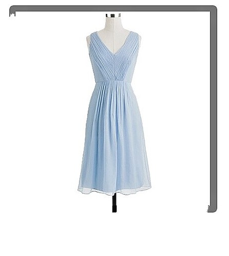 jenna coleman blue dress J. Crew Gigi Wedding Gown