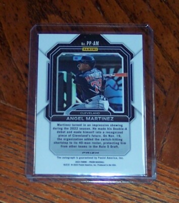 2023 Panini Prizm Angel Martinez Potential Penmanship Autograph