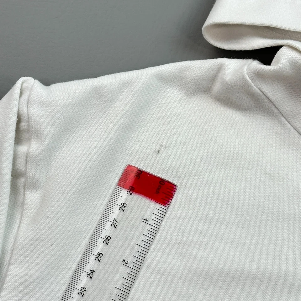 Sudadera con capucha Dickies para mujer XL blanca cremallera completa elástica con capucha ropa de trabajo Y2K Foto 2 de 4
