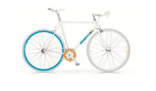 BICI MBM 570 MINIMALUX FIXED 1V SCATTO FISSO BICI UOMO 28'' BIANCA ACCIAIO TG.54