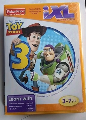 Toy Story Fisher Price iXL Learning System Game Software Interactive Disney New
