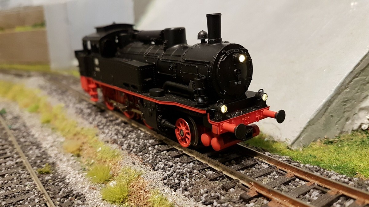 Locomotive Vapeur Trix 22854 Série 74 DB époque 3 H0 Digitale Neuve
