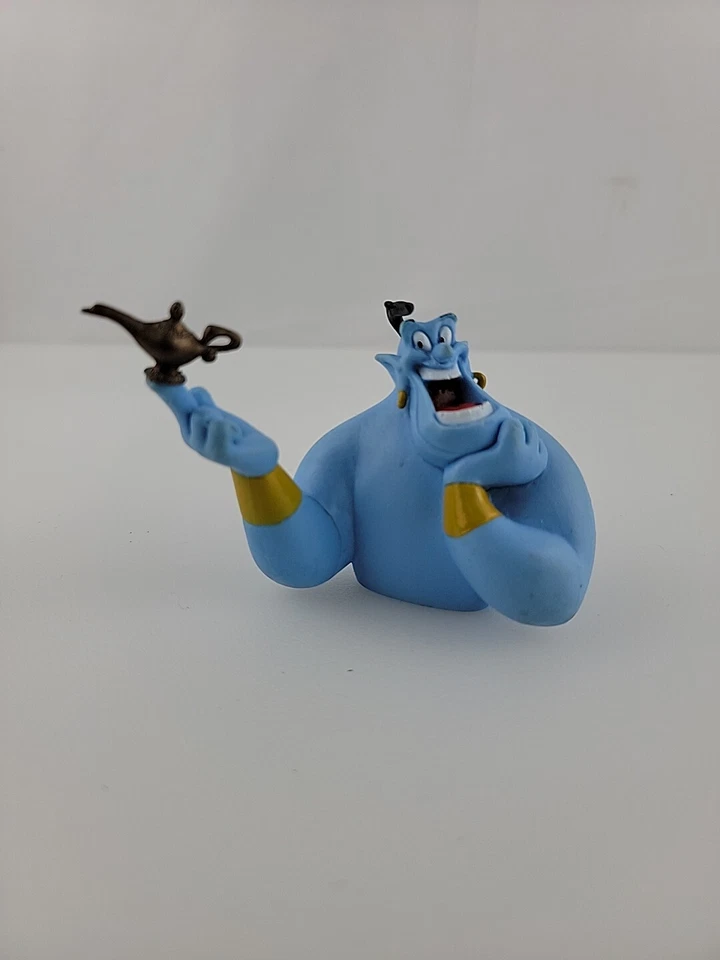 2.5" Aladdin Genie Holding Magic Lamp PVC Figure Cake Topper - Image 2 of 4