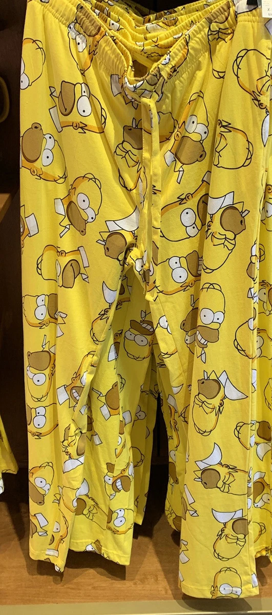 Universal Studios Exclusive The Simpsons Homer Face Lounge Pants