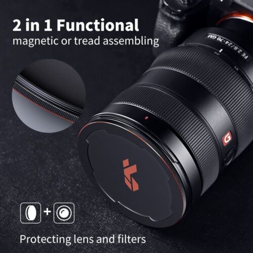 Tapa de filtro de lente 2 en 1 K&F Concept rosca y magnética para filtro magnético K&F - Imagen 39 de 48