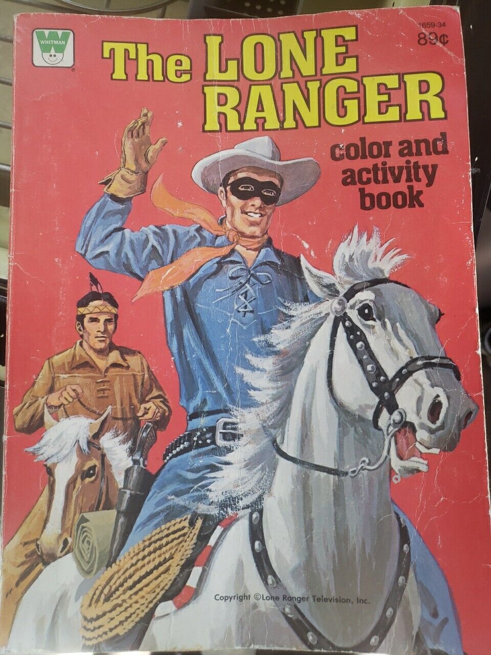 The LONE RANGER color and activity Book 