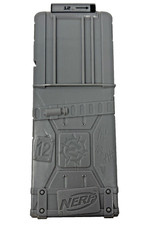 2017 Nerf Zombie Strike 12 Round Dart Gray Clip Ammo Magazine Hardly Used