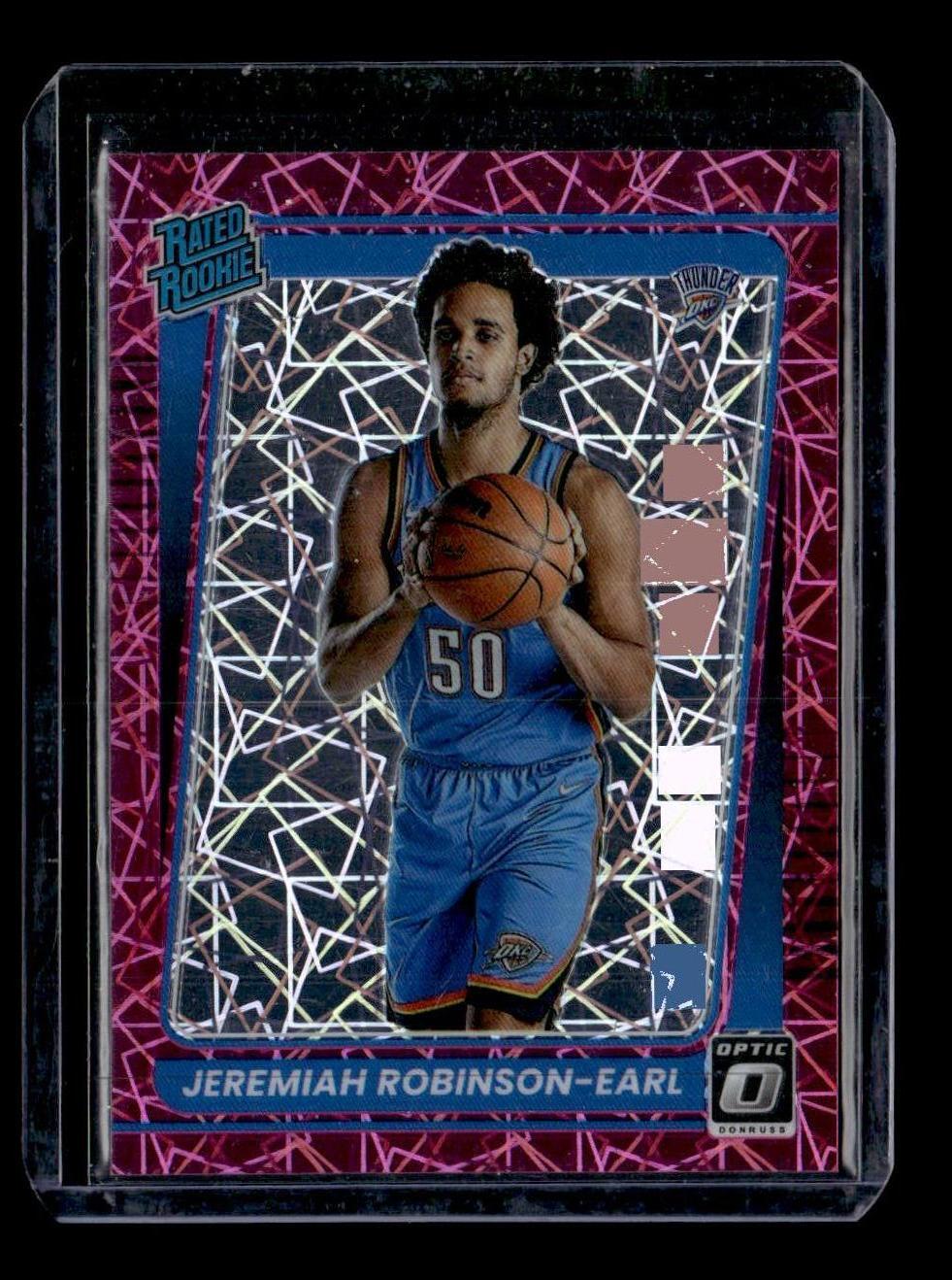 2021-22 Donruss Optic #170 Jeremiah Robinson-Earl Pink Velocity #/79