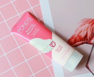 facial foam ponds white beauty spotless glow