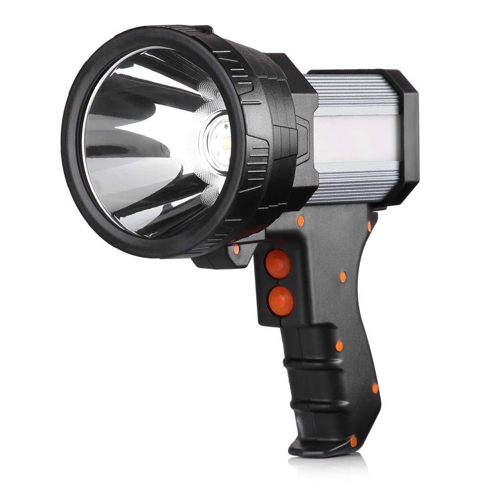 200000 Lumens Rechargeable Handheld Spotlight Large Flashlight