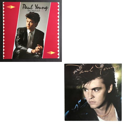 Paul Young x2 Vinyl LPs - No Parlez & The Secret of Association
