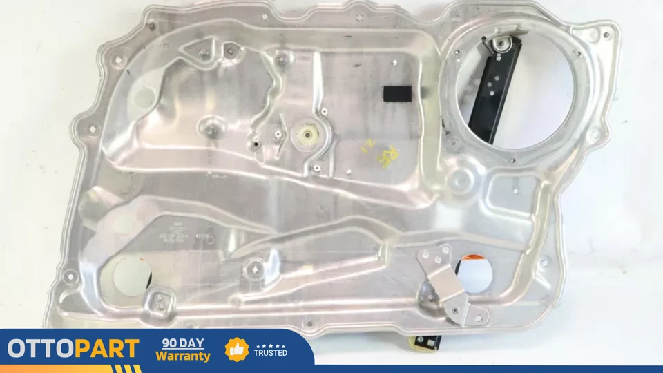 04-06 AUDI A8 QUATTRO Front Right Passenger Power Window Regulator W/ Panel OEM - Image 2 of 4