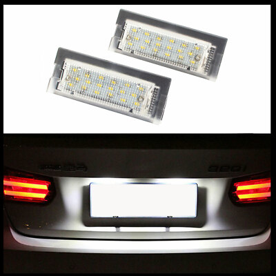 Für BMW 5er E39 Touring Kombi 96-04 2x LED PREMIUM Kennzeichenbeleuchtung 18 SMD