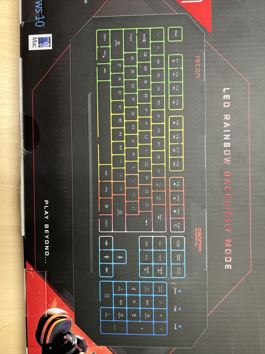 Gaming Keyboard Tzumi Apha RECON Backlight NIB | eBay