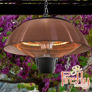 Electric Patio Heater Copper 1 5kw Ceiling Mounted Halogen Outdoor