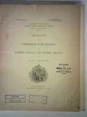 Geology and Underground Water Resources of Northern Louisiana and Southern Arkan