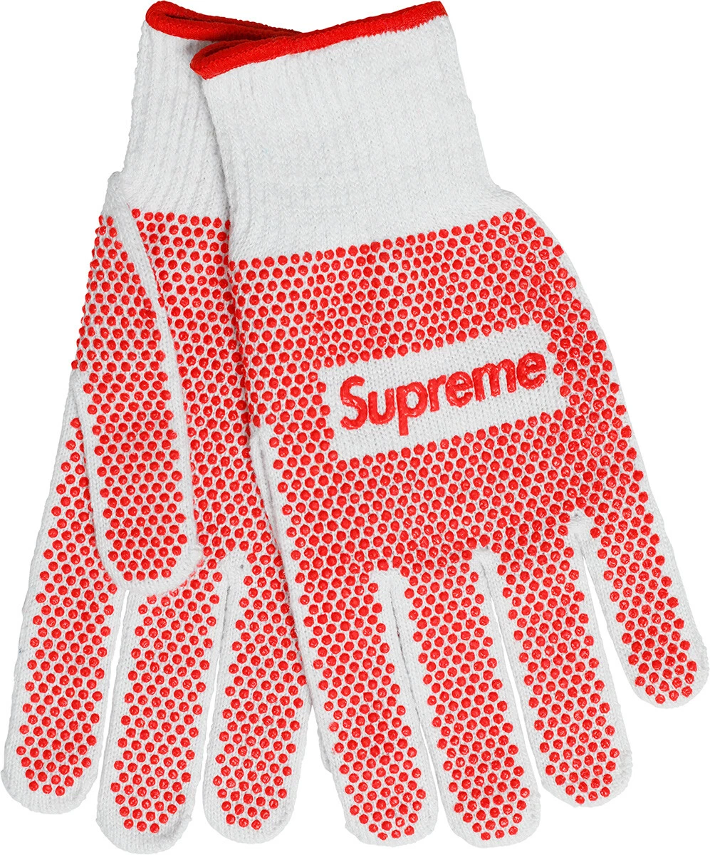 Gants de travail Supreme Grip   Blanc/Rouge SS18