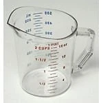 Cambro Camwear Polycarbonate Measuring Cup Clear, 1 pt. | 1/Each