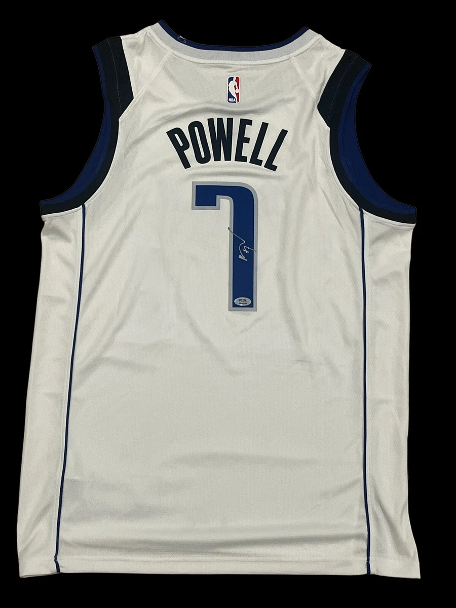 Dwight Powell Signed Autographed Dallas Mavericks #7 Jersey Psa/Dna Coa