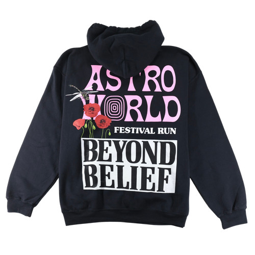 Travis Scott Astroworld Festival Run Beyond Belief Hoodie (93665-563) Size S-XL