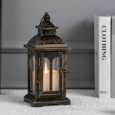 Candle Lantern Decorative Indoor & Outdoor Christmas Vintage Metal
