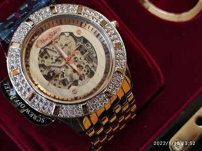 Marc ecko e35000g1 automatico maquina vista reloj pulsera hombre nuevo original - Imagen 1 de 4