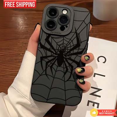 Spideman Hülle für Apple iPhone 16 15 14 13 Pro Plus Max Schutzhülle Handy Cover