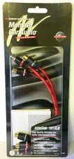 🎁 Monster Cable Car Audio Interlink 101XLN Y Adapter 1M to 2F RCA 10" 2-Pcs 🎁