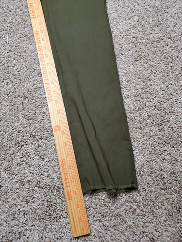 EPTM Jogger Pants Small Mens Green Rayon Blend Drawstring Pockets Stretch USA - Picture 10 of 12