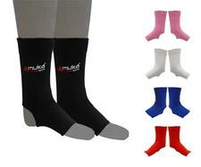 Muka Muay Thai Ankle Support Kickboxing Pain Relief Elasticated Braces (Pair)