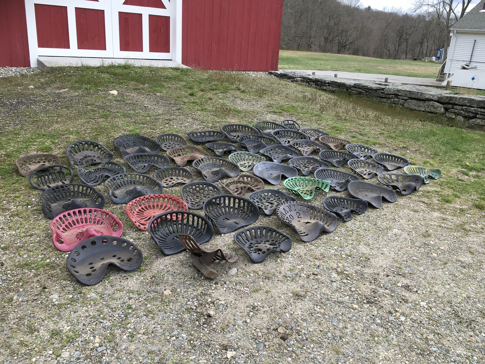 47 antique cast iron tractor seats eBay