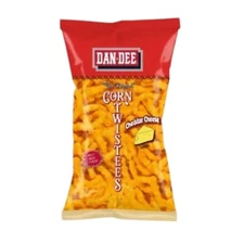 Dan Dee Cheddar Cheese Flavored Corn Twistees 7oz 1 Bag