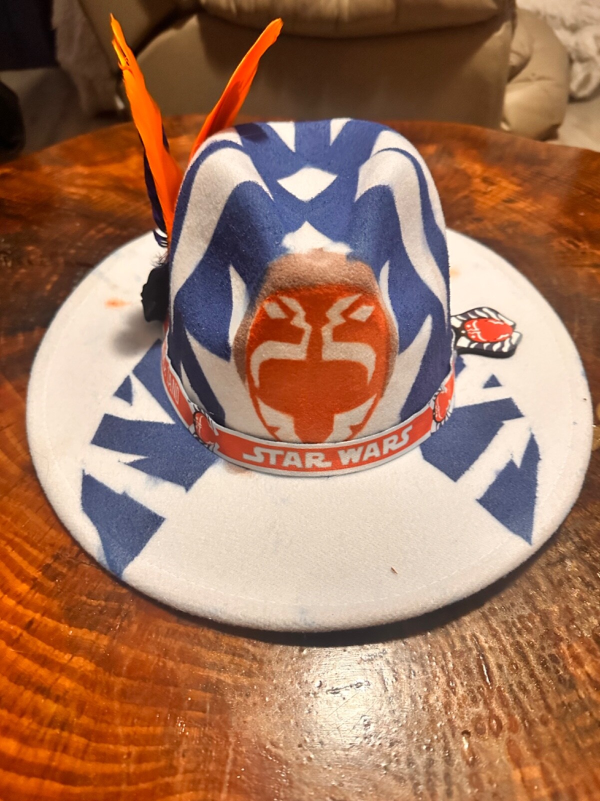 Star Wars Ahsoka Tano Costume Fedora Hat-image