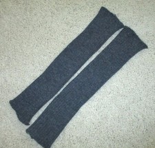 LEG WARMERS - HEATHERED DENIM BLUE