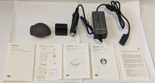 DJI Mavic Car Charger C3S80 + Battery To Power Bank Adaptor + Manuals + Cover - Picture 2 of 20