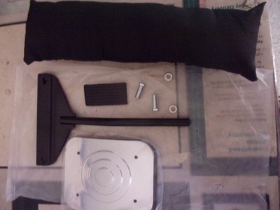 PDP Lot Daru Jones Bass Drum Riser Pad 2x washers 2x Sleeves Pillow Chrome Cover