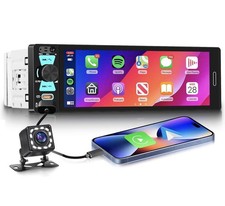 Single Din Car Stereo, 6.5 Inch Wireless CarPlay  Android Auto HD IPS Radio