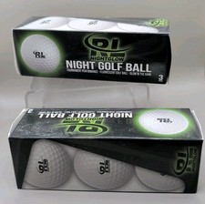 RL Glow in The Dark Night Golf Balls Fluorescent x6 Two Sleeves Of 3
