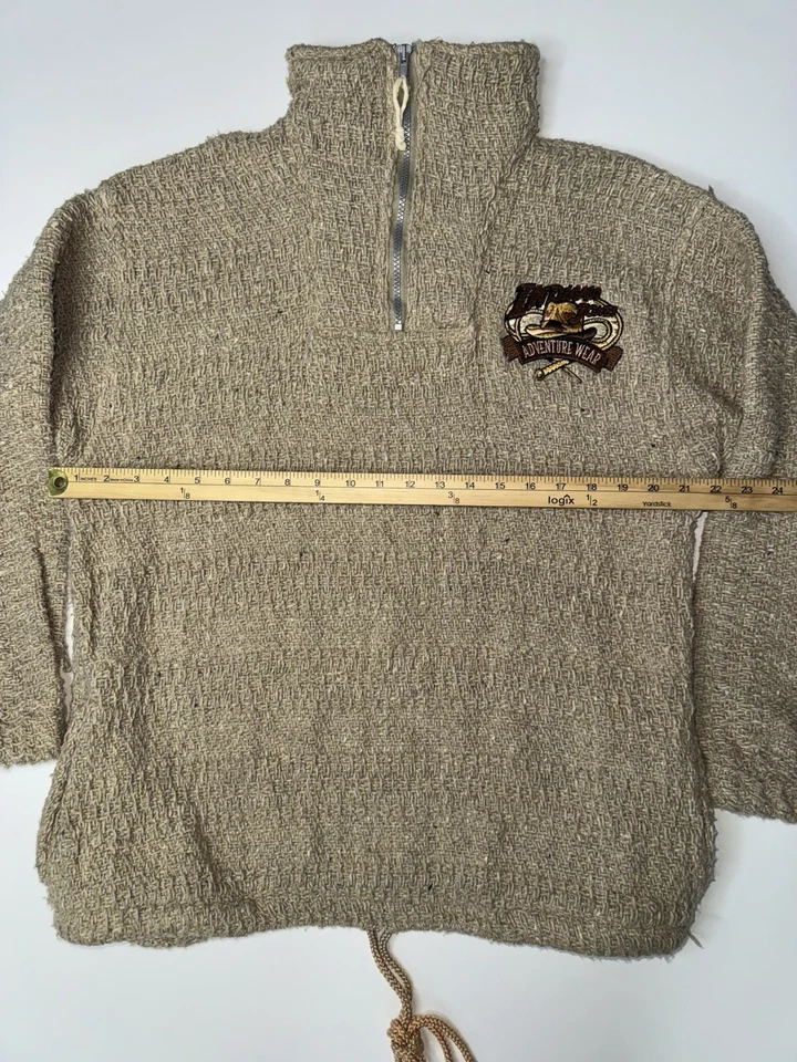 Suéter Tejido Grueso Grande De Colección Años 90 Disney Raro Indiana Jones Adventure Wear Foto 4 de 4