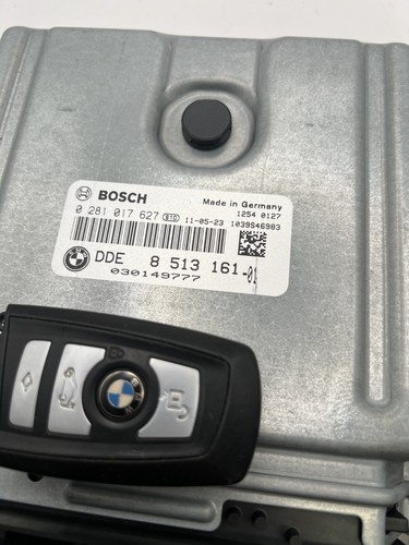 BMW 5 F10 F11 N57 150KW Moteur Diesel ECU Kit et jeu de serrures 8513161 - Photo 3/6