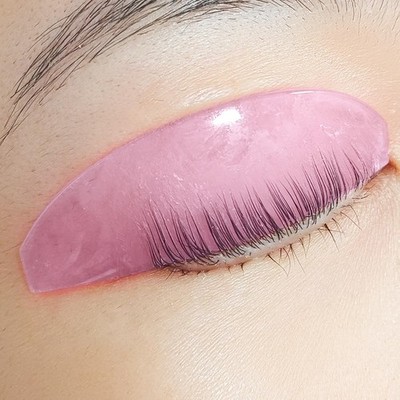 Flat Lash Lift Shields - Glueless & Super Sticky Silicone Pads for Eyelash Pe...