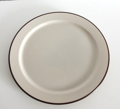 Teller Rosenthal Terra Campagna Kuchenteller 20 cm beige/ brauner Rand