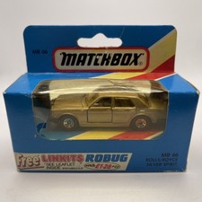 Vintage Matchbox superfast MB - 66 Rolls Royce Silver Spirit   light Gold Boxed