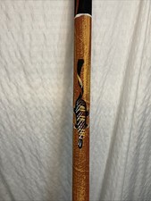 Hand Painted Didgeridoo 36  - Aboriginal Style - Agave Flower Stalk Goanna 8 8OZ