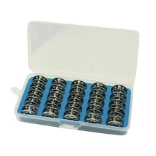 25 Consew 205RB 206RB Bobbins with Storage Case for Industrial Sewing