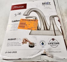 Pfister Ladera 4 in. Centerset 2-Handle Bathroom Faucet Brushed Nickel NEW 