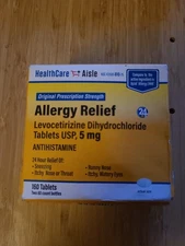 ✅️Healthcare Aisle Allergy Relief 160 Tablets Exp Nov 2026