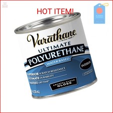 Varathane Water-Based Ultimate Polyurethane, Half Pint, Gloss
